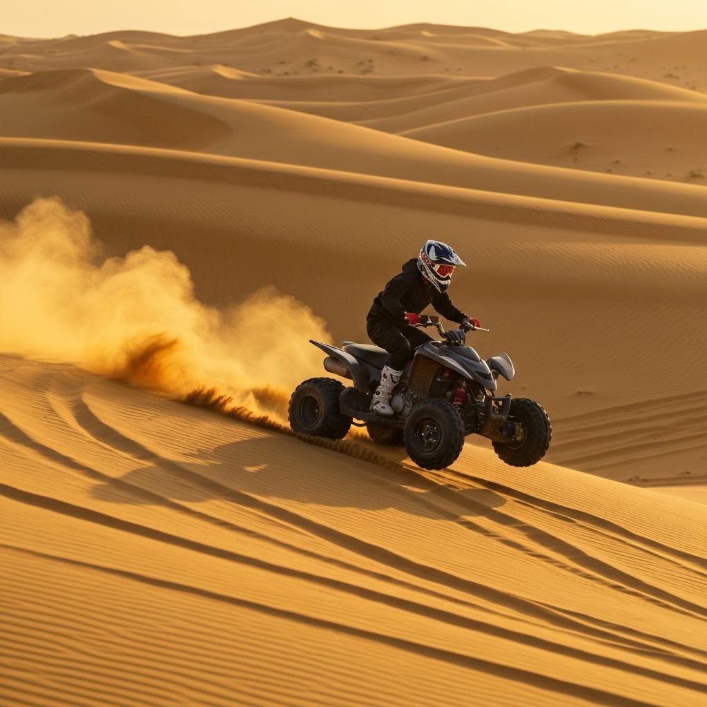 ATV quad biking desert safari Dubai adventure